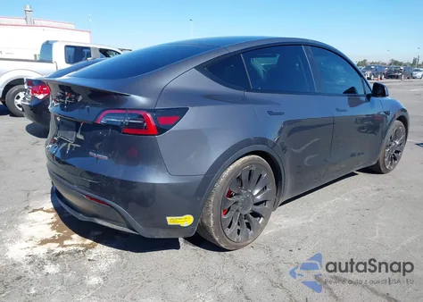 2022 Tesla Model Y Performance Dual Motor All-Wheel Drive from USA, damaged, VIN 7SAYGDEF8NF398556
